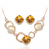 Бижута комплект СКАРЛЕТ охра