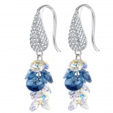 Обеци METROPOLIS , с кристали на Swarovski