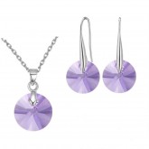 Бижута с кристали Swarovski RivoliI Violet